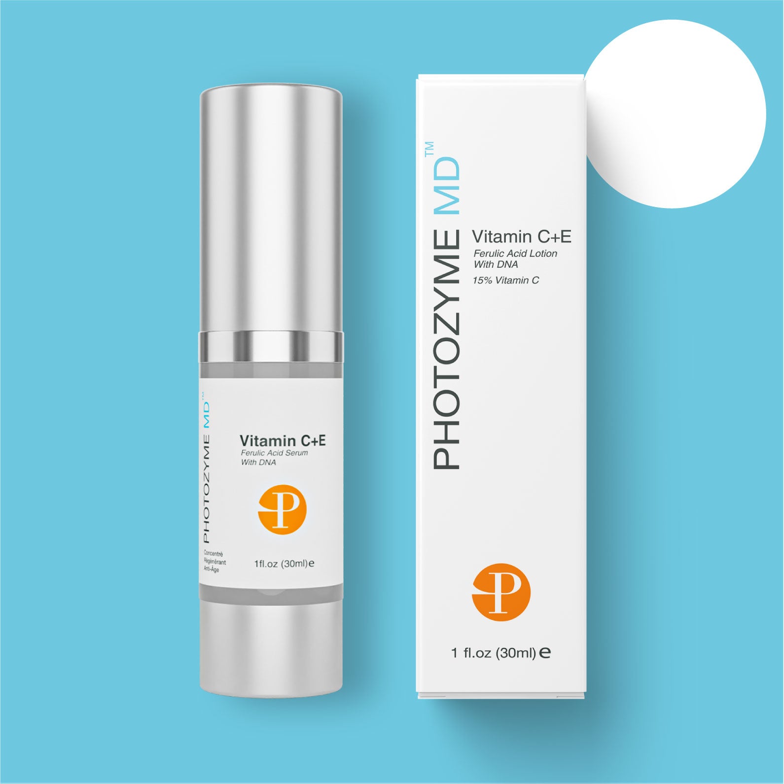 Photozyme MD Vitamin C+ E Ferulic Acid Lotion with DNA Repair