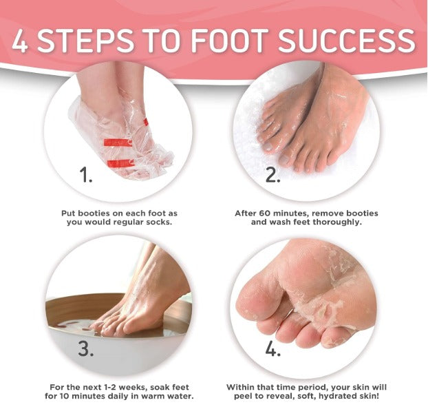 Pediluxe at Home Exfoliating Foot Peel- 2 pack