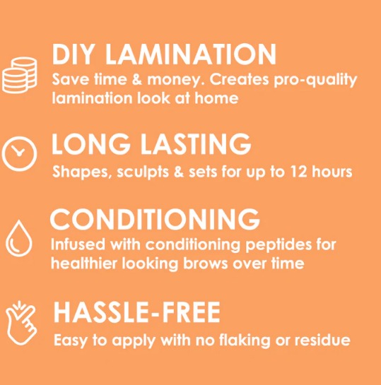 Grande BROW-LAMINATE Brow Styling Gel With Peptides