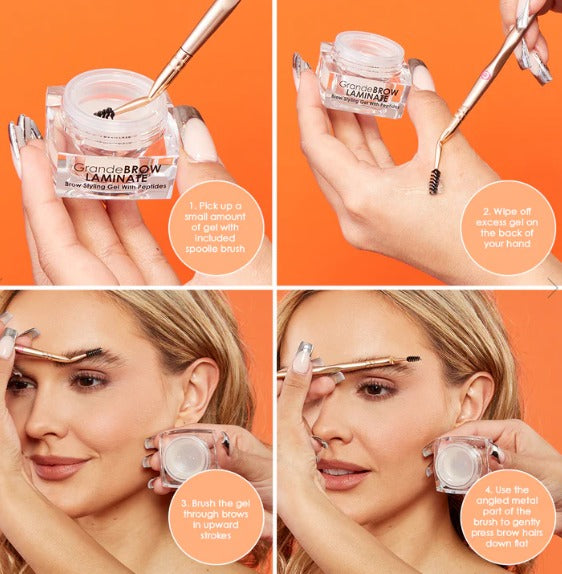 Grande BROW-LAMINATE Brow Styling Gel With Peptides