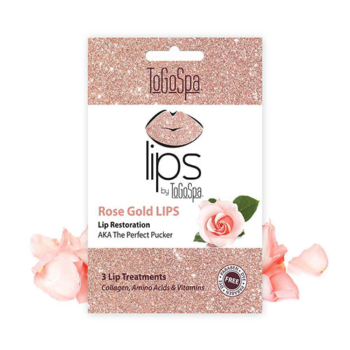 ToGoSpa LIPS - Rose Gold (3-pack for $15)